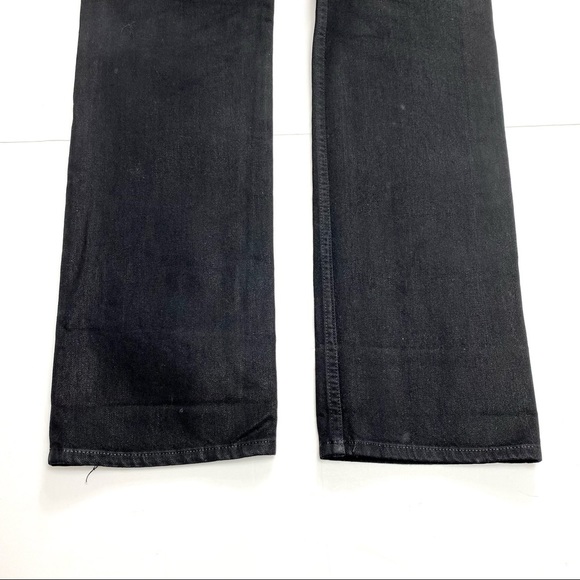 RAG and Bone RB15X Slim Straight Jeans Coated Black - Picture 8 of 10